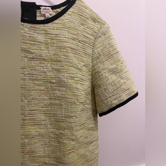 Aritzia Wilfred Heathered Green Blouse Short Sleeve T-shirt Size Medium Women’s - Picture 5 of 11